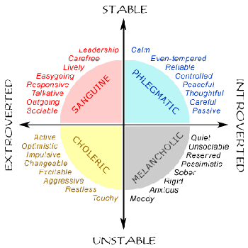 Personality test phlegmatic