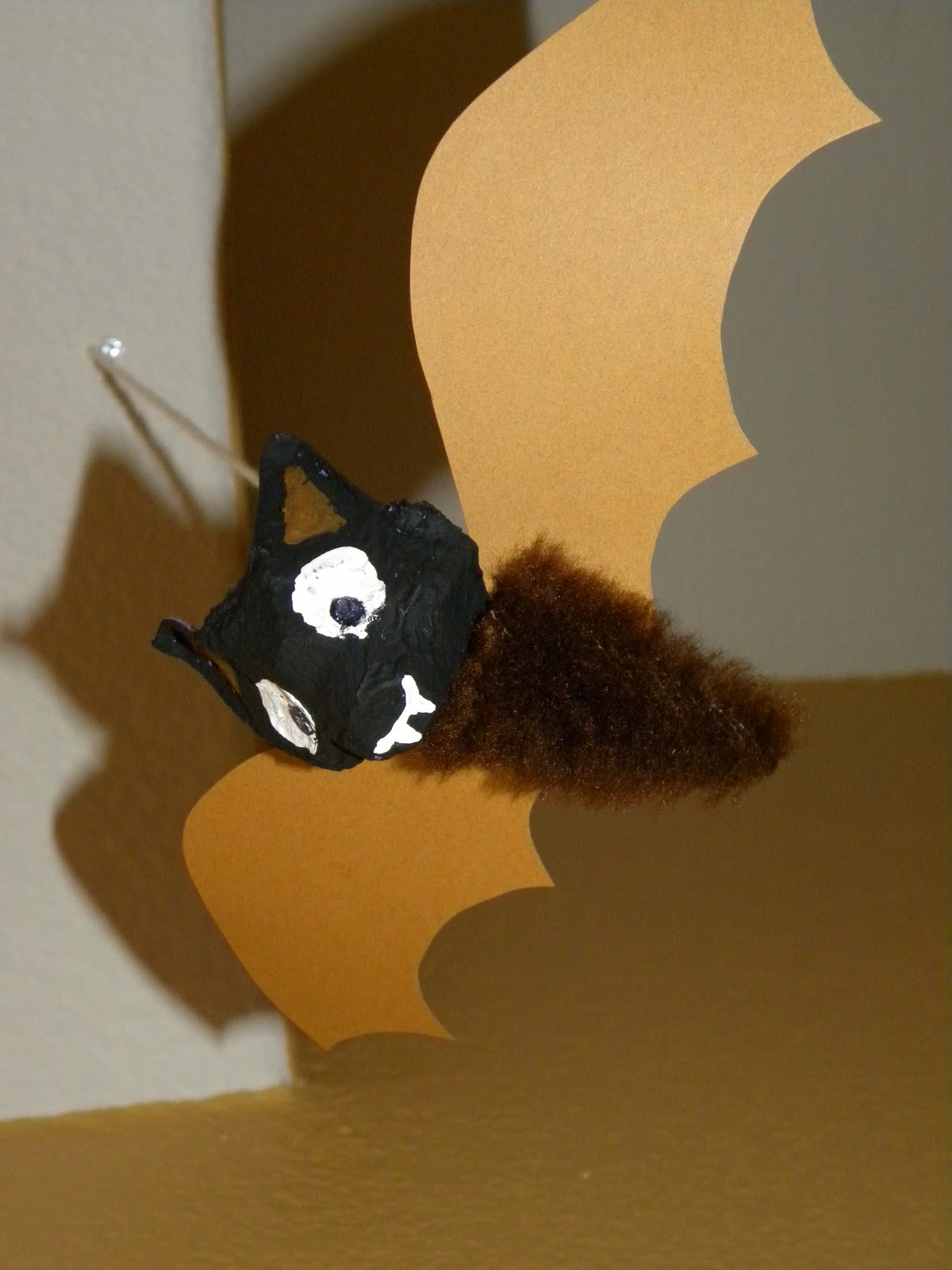 sassy scarlett Egg Carton Bat