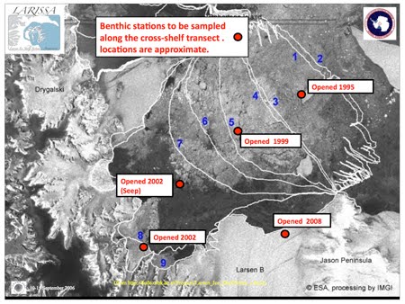 LARISSA - LARsen Ice Shelf System, Antarctica, a NSF-funded project.