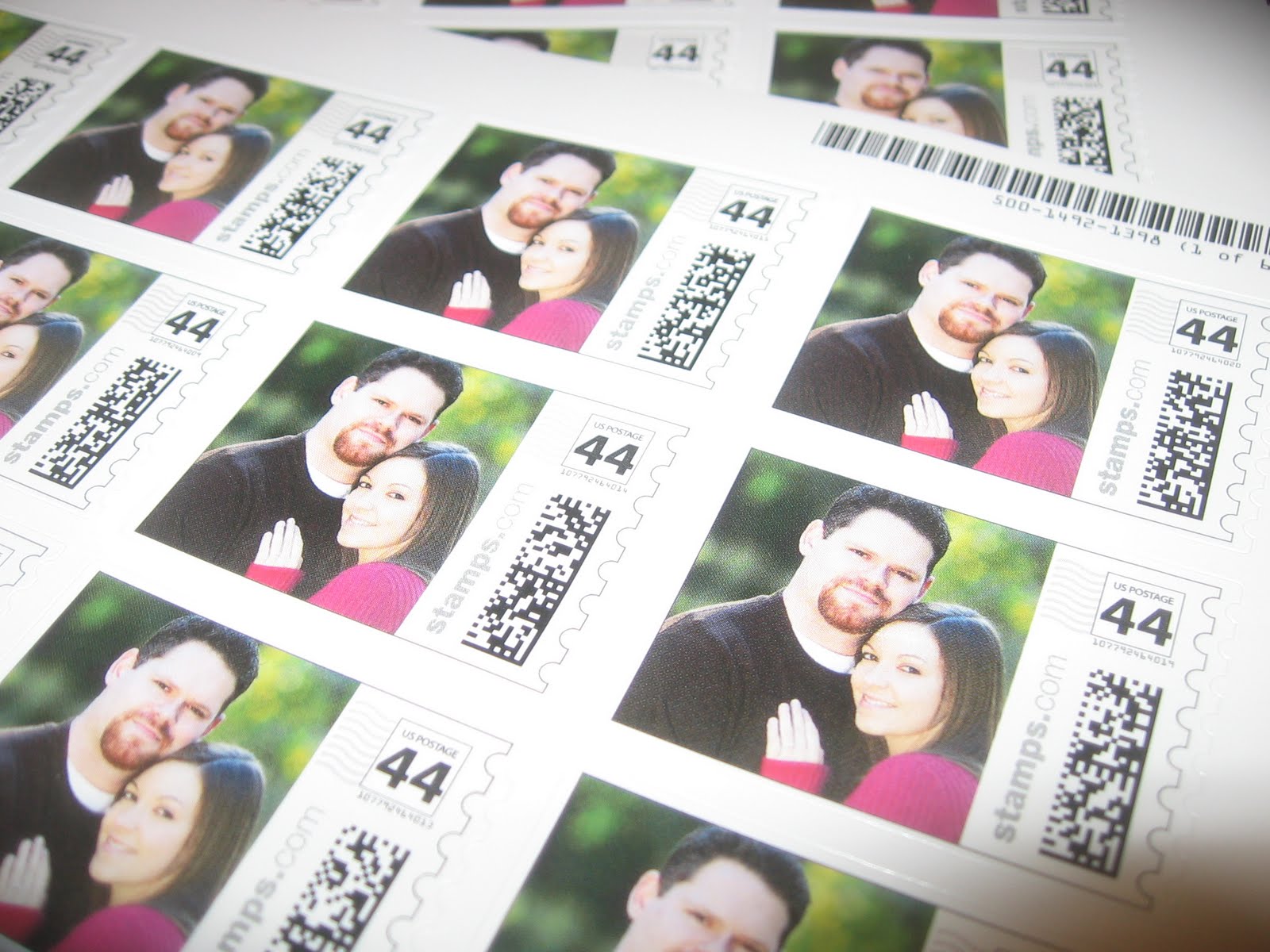The DIY Bride Photo Stamps!