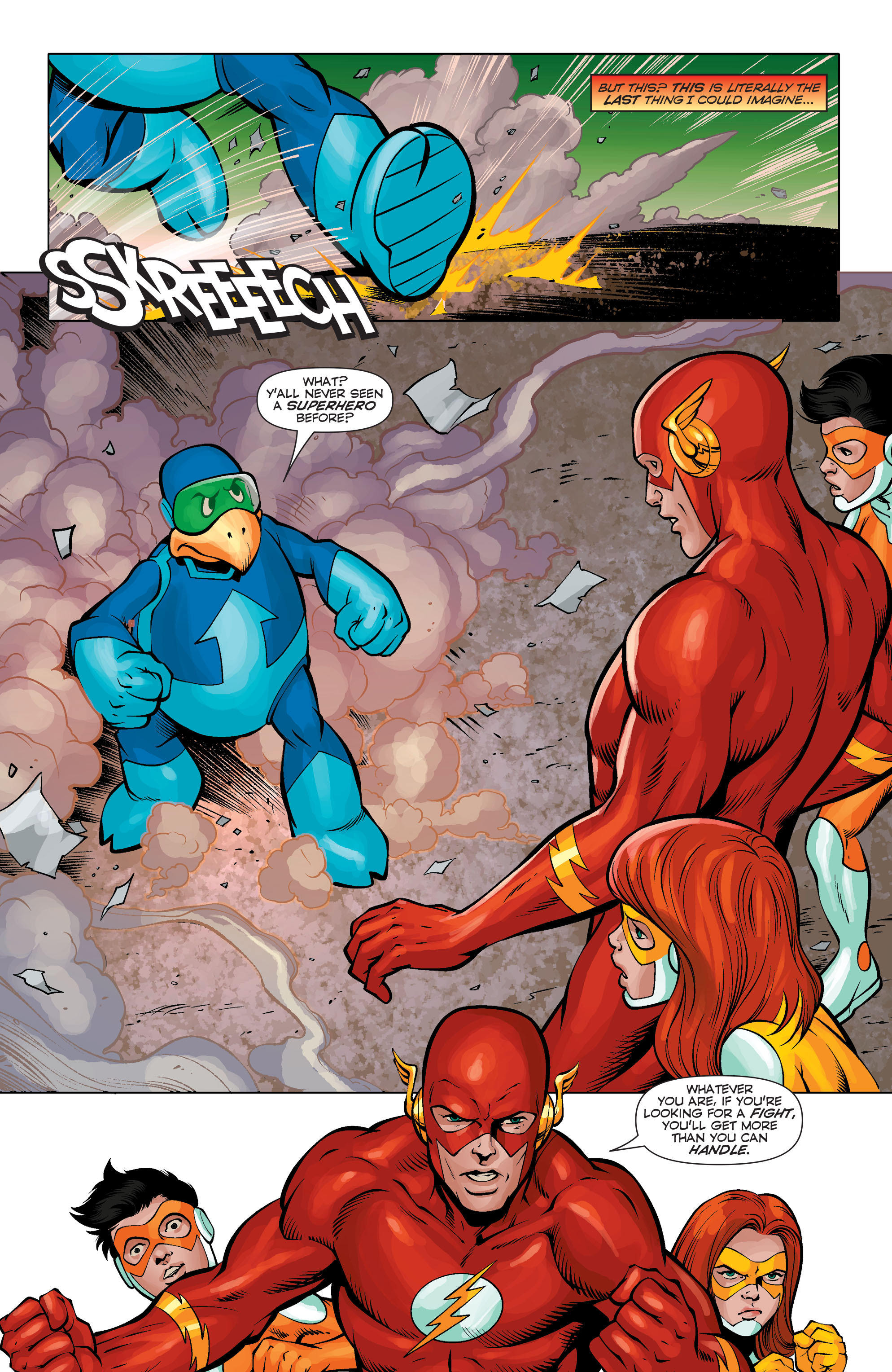 Read online Convergence Speed Force comic -  Issue #1 - 22