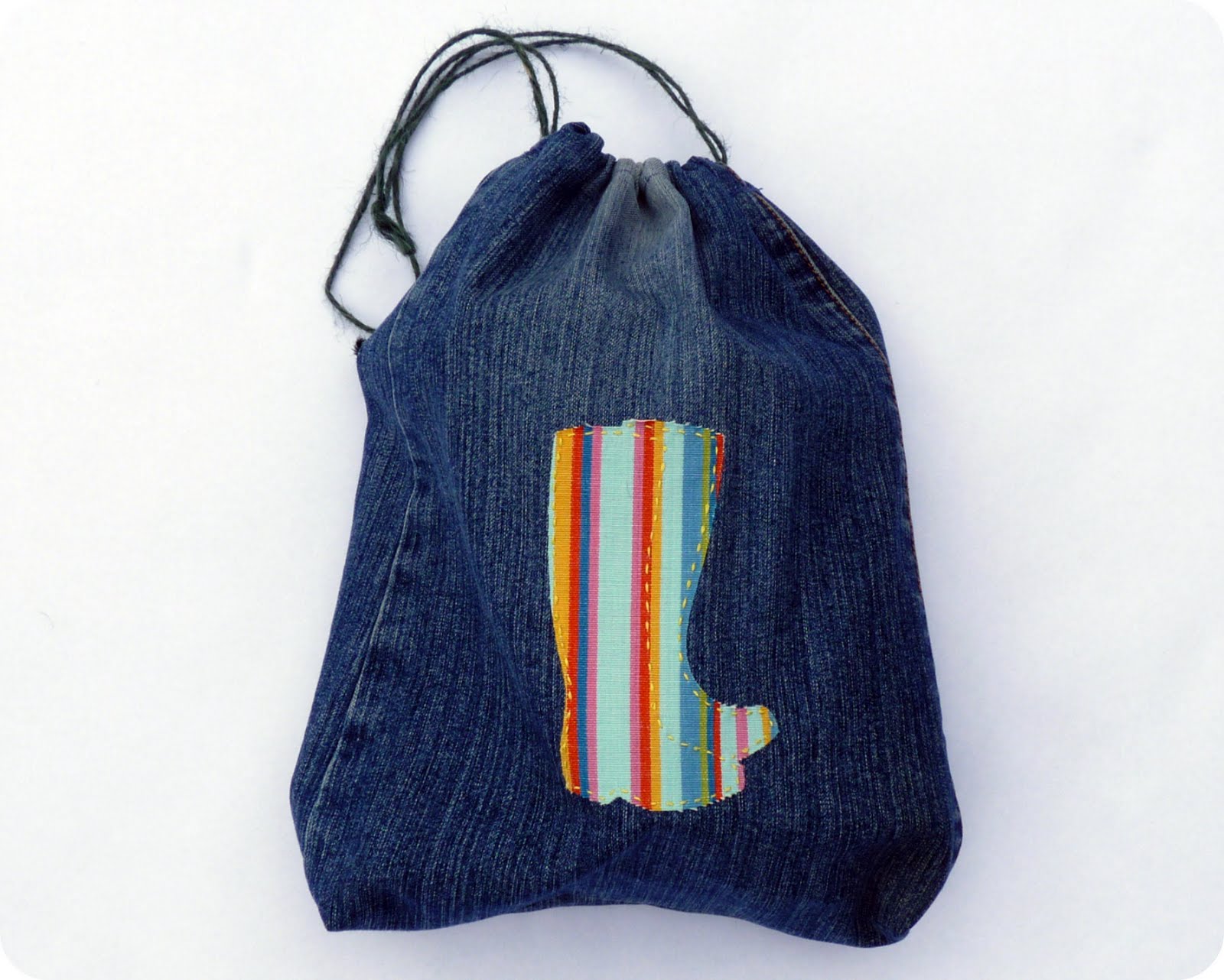 Figgy & Co. Denim wellington boot bags