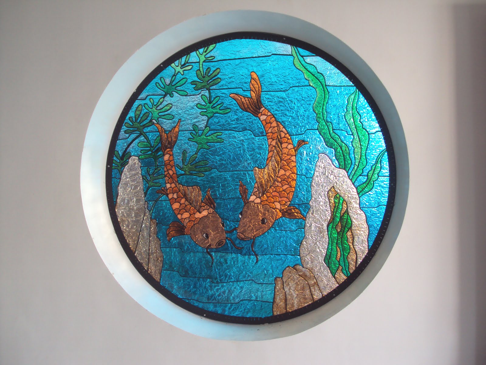 Dekora Glass Art Stained Glass ( Fiberglass Art) Etched Glass