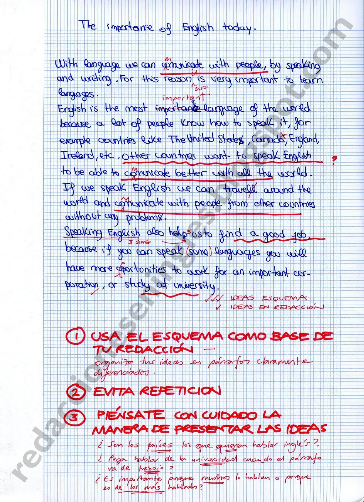 redacciones en inglés octubre 2010 redacciones en inglés octubre 2010