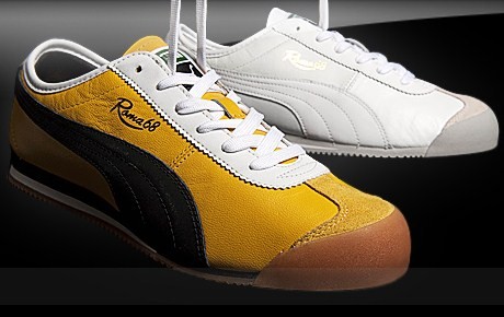 puma roma yellow