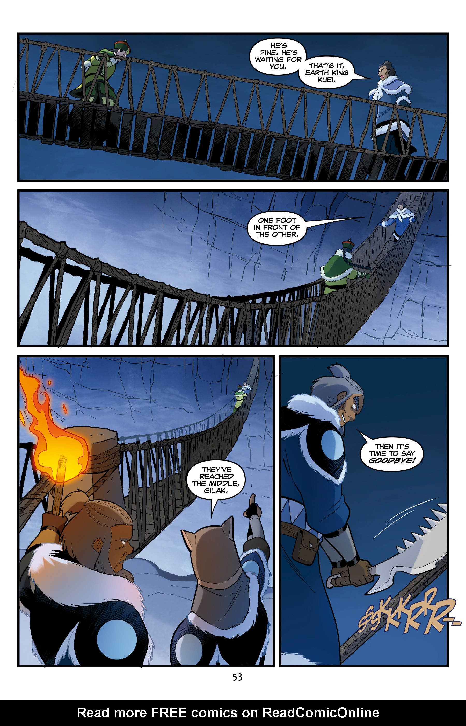 Read online Nickelodeon Avatar: The Last Airbender - North and South comic -  Issue #3 - 53