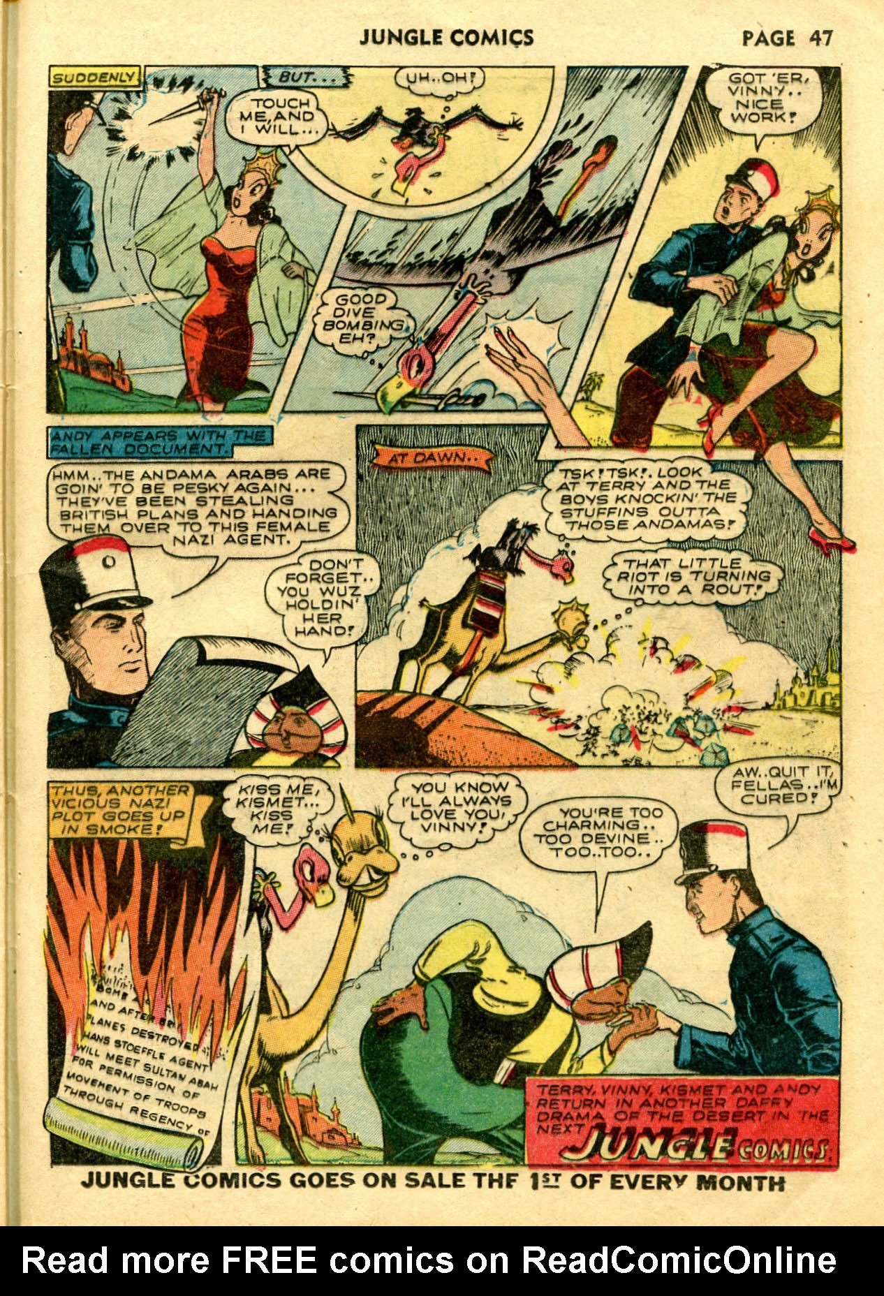 Read online Jungle Comics comic -  Issue #28 - 50