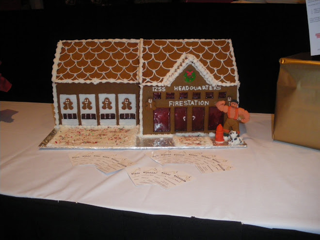 Firehall Christmas Gingerbread House