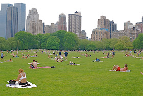 NYC ♥ NYC: Sunbathers in Sheep Meadow, Central Park