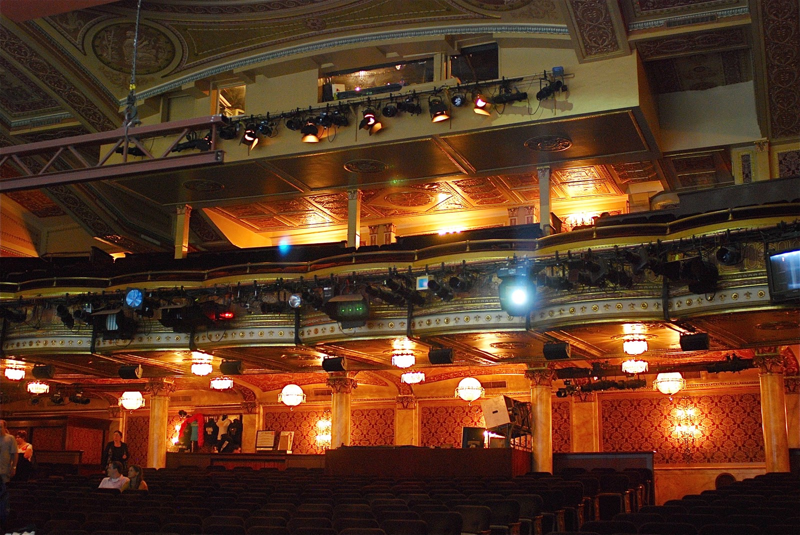 NYC ♥ NYC Broadway Open House Theatre Tours Winter Garden (Mamma Mia) and August Wilson