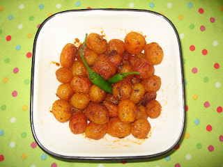 SUMADHURA: Fried Baby Potatoes---Mom's Special Dish