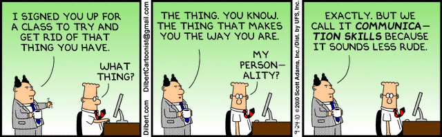 My Life is a Dilbert Comic...