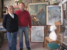 Con Eliseo Esteve, gran pintor.