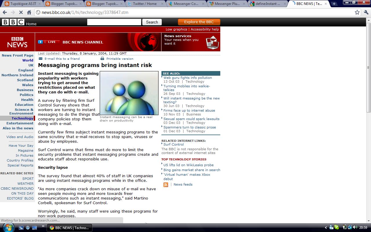 Tupokigwe AS IT Chat and Instant Messenger