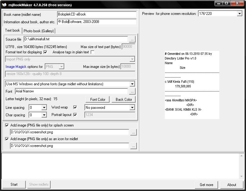 Jadmaker Membuat file jad dari aplikasi java jar j2me BoloplekCD