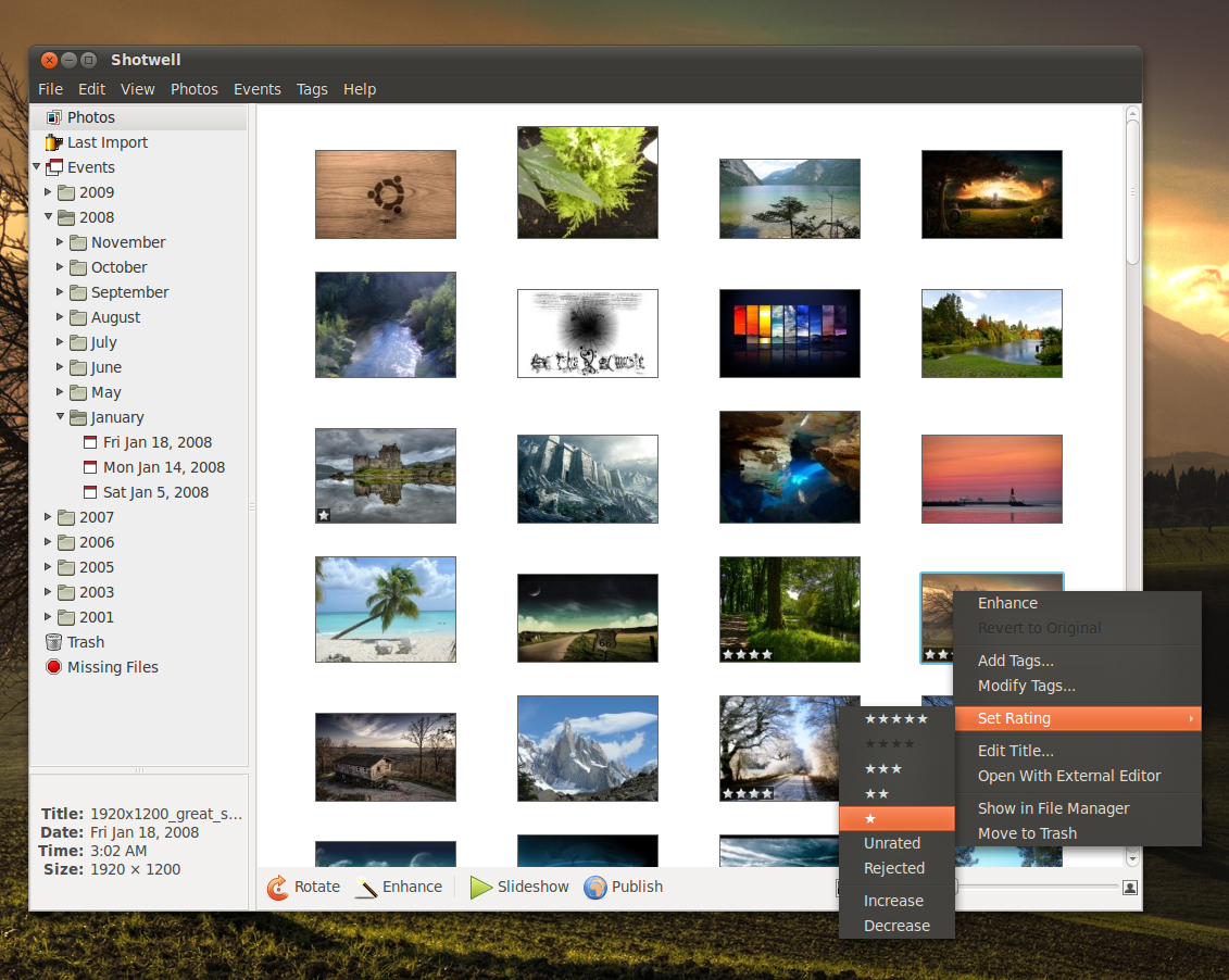 TuxArena Blog Shotwell The New Photo Manager in Ubuntu 10.10