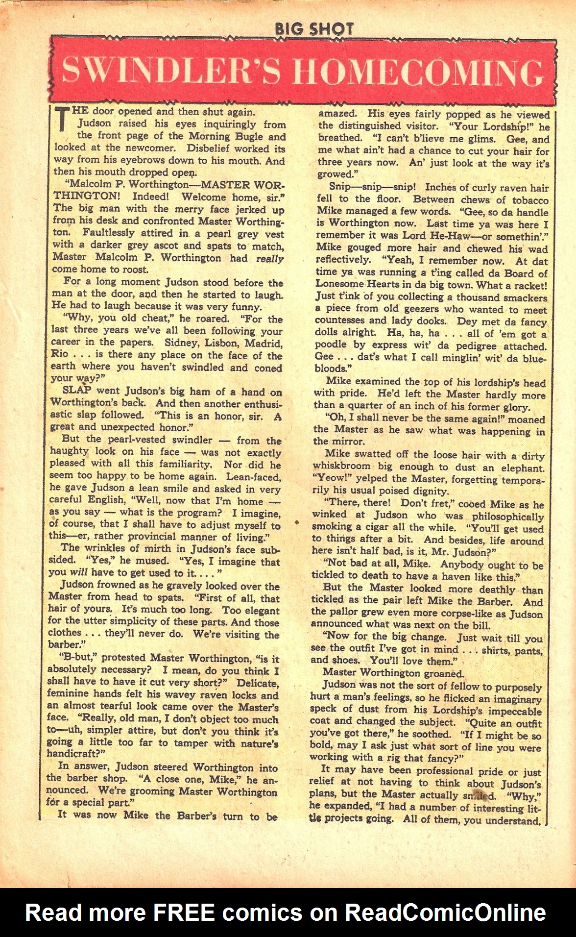 Read online Big Shot comic -  Issue #60 - 30