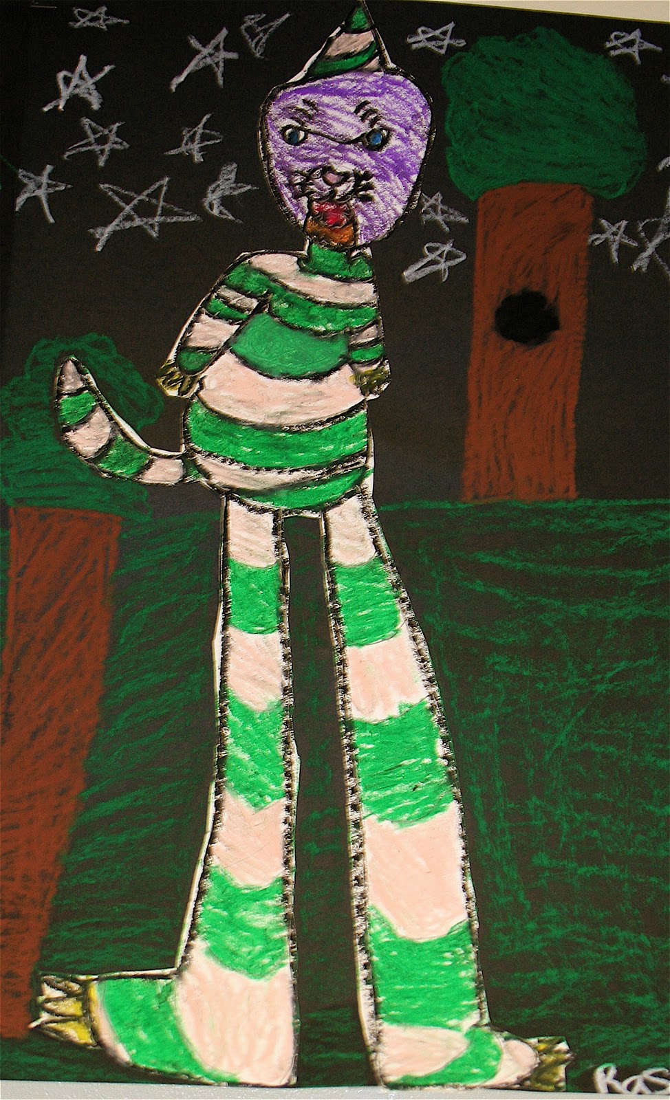 Art Project Girl My Pet Monster Revealed!