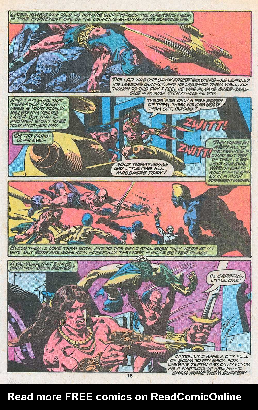 Read online John Carter Warlord of Mars comic -  Issue #9 - 17