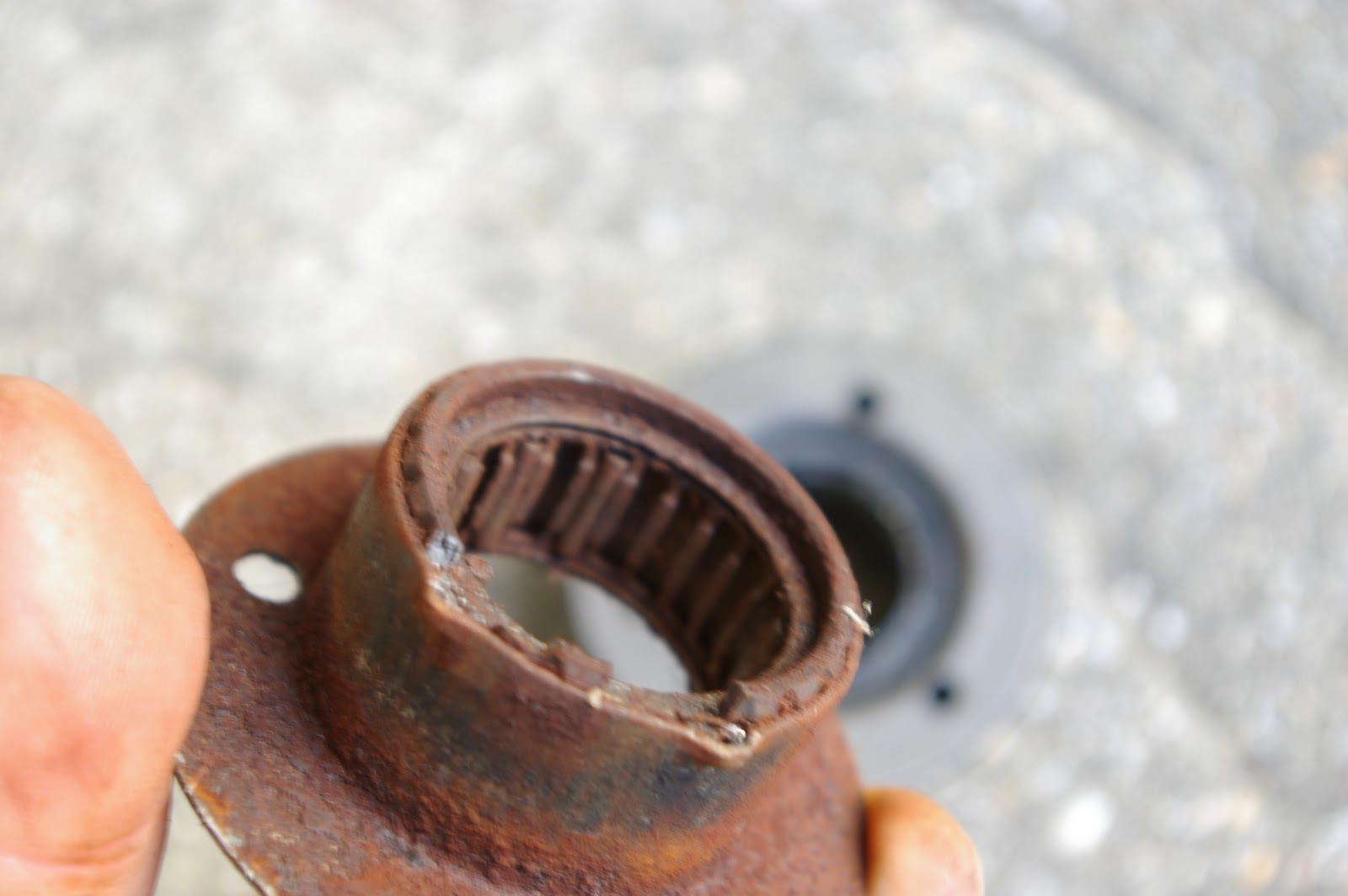 New Steering shaft bearing Nightmare removal