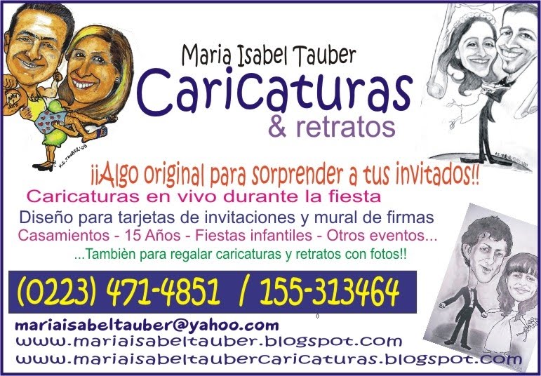 Caricaturas Mar del Plata