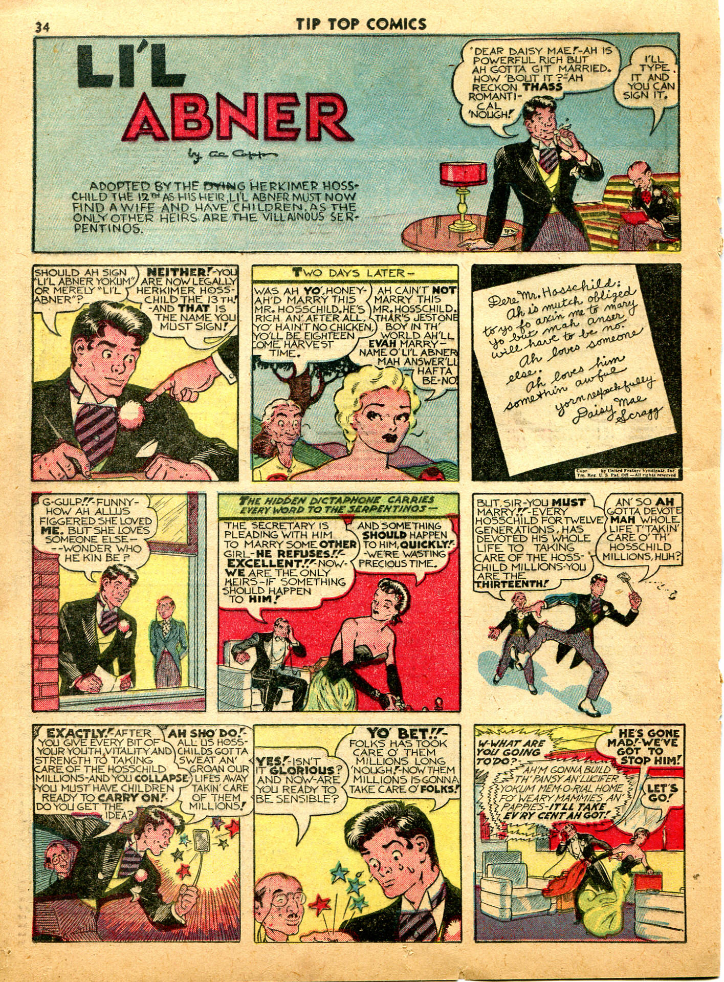 Read online Tip Top Comics comic -  Issue #71 - 36