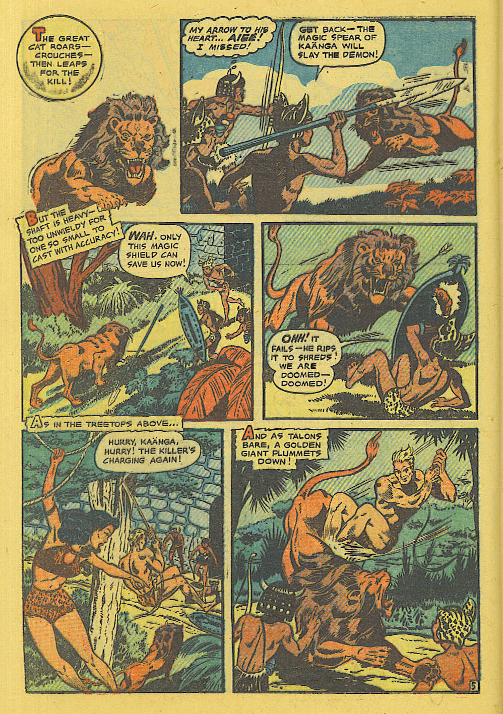 Read online Sheena, Queen of the Jungle (1942) comic -  Issue #13 - 19