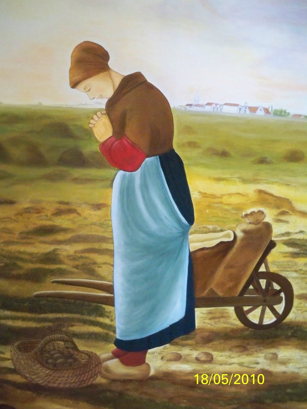 Cuadros Marbella El Angelus 3, Francois Millet