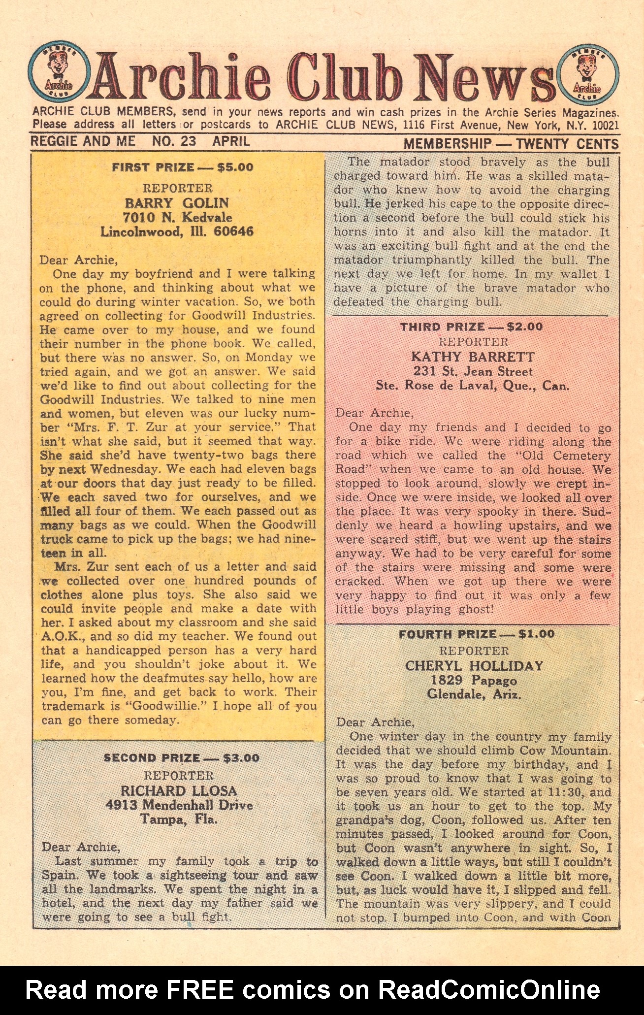 Read online Reggie and Me (1966) comic -  Issue #23 - 26
