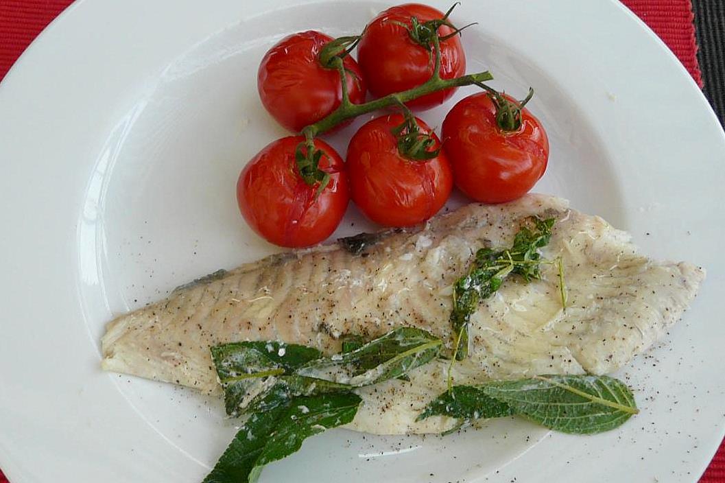 Kulinarische Welten zu Fisch- und Meeresfrucht: Rezept: Steinbutt im ...