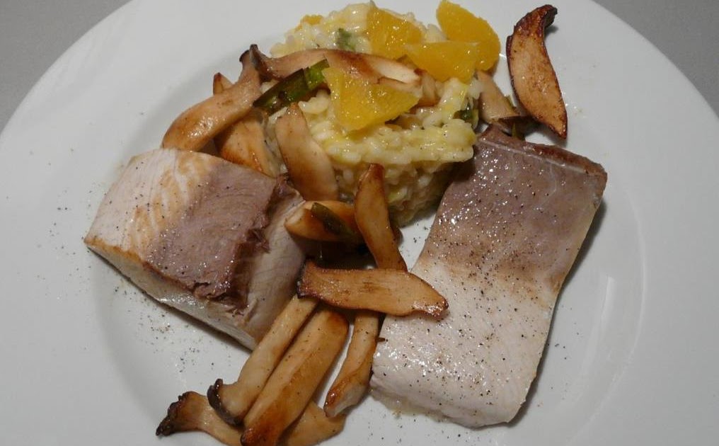 Kulinarische Welten zu Fisch- und Meeresfrucht: Gelbschwanzmakrele mit ...