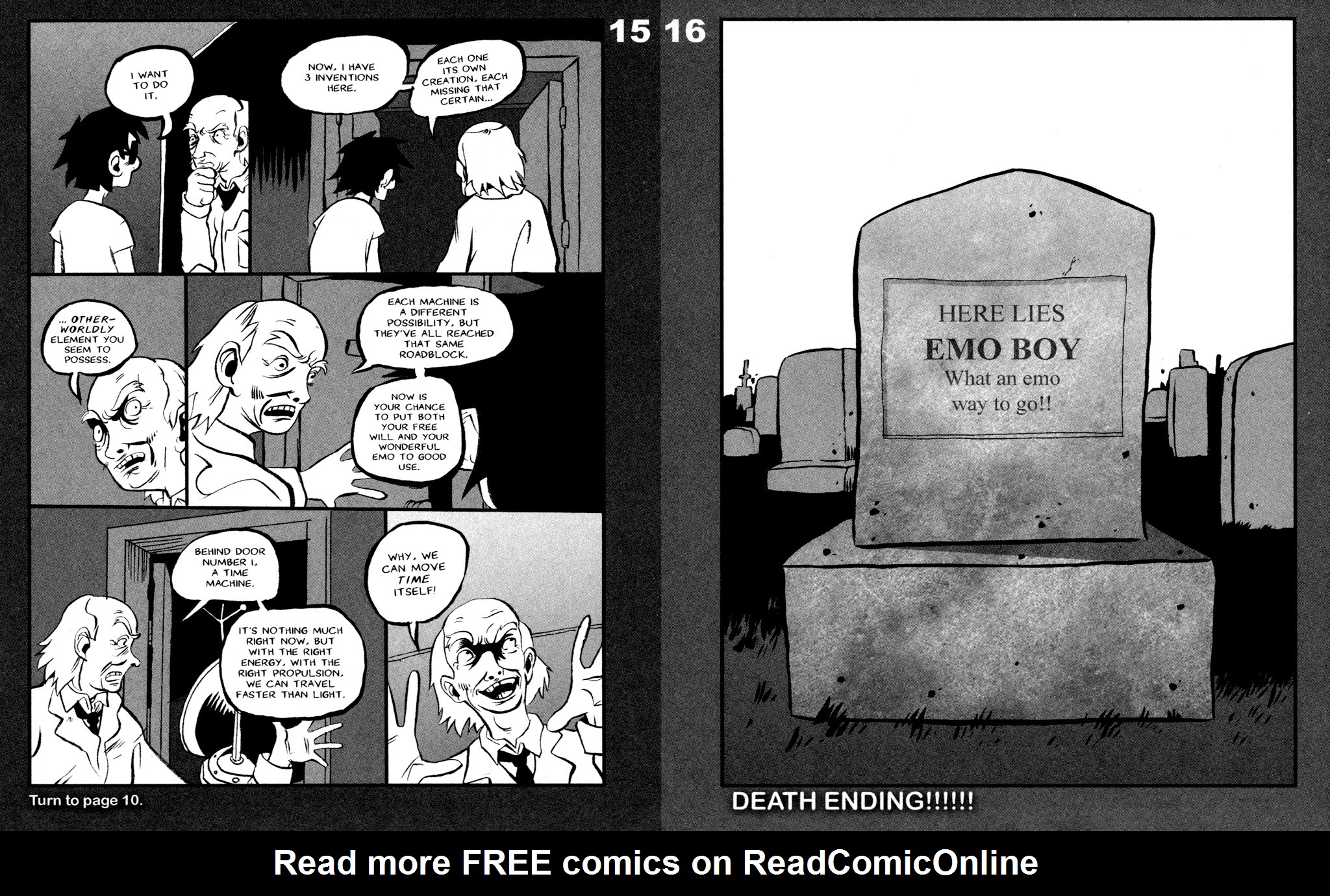 Read online Emo Boy comic -  Issue #9 - 10