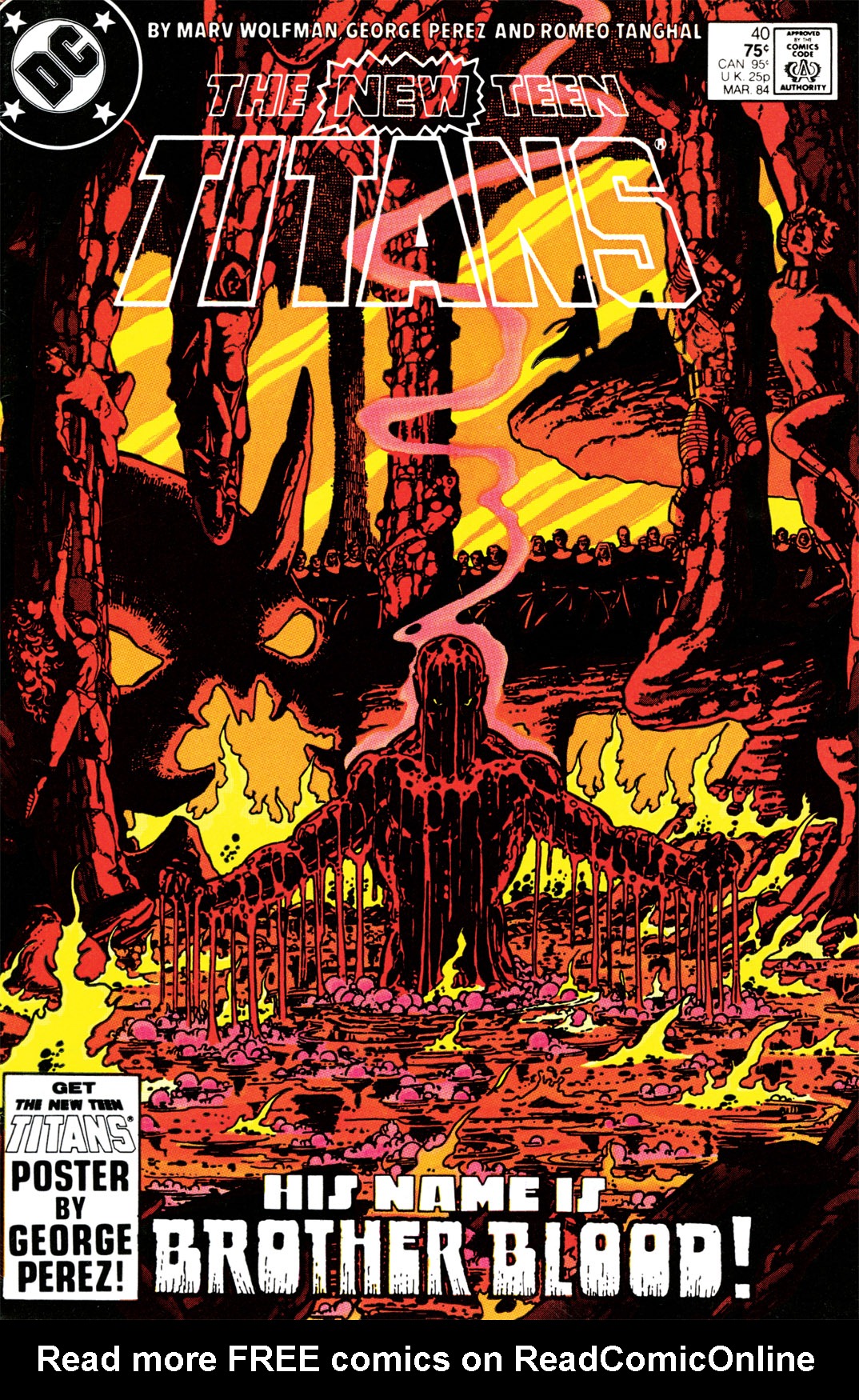 Read online The New Teen Titans (1980) comic -  Issue #40 - 1