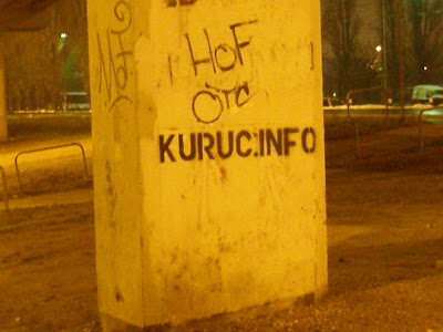 Budapest, gerilla marketing, Gubacsi híd, illegális reklám, kuruc.info, kúrinfó, stencil, street art, street-art, XX. kerület, cigány, zsidó