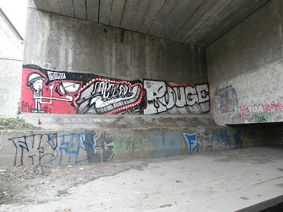 street art, graffiti, Budapest, XIII. kerület,  Rákos patak, Vizafogó utca, metró, alagút, híd