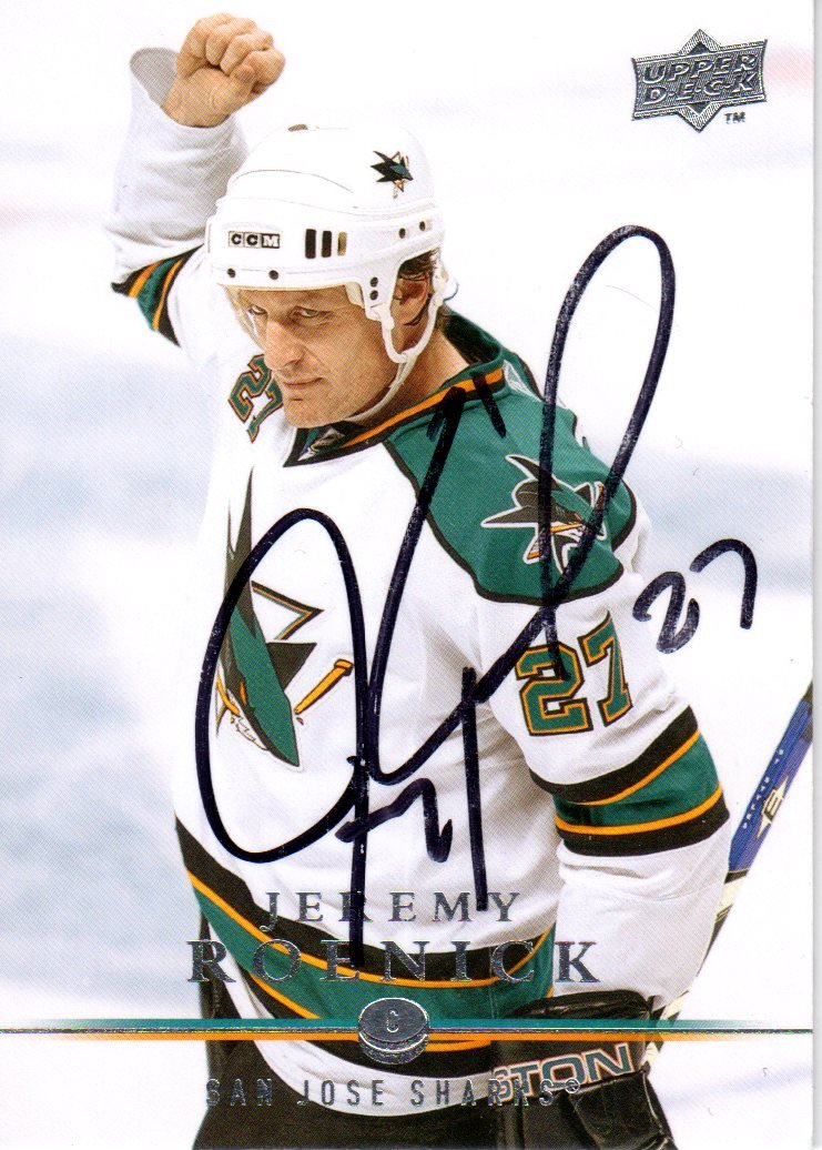 Marko's Hockey Autos Show and Tell Jeremy Roenick TTM