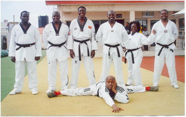 Lekki Taekwondo Academy (LTA) Inaugural Black Belt College & pioneer-members,  Lagos, Nigeria,
