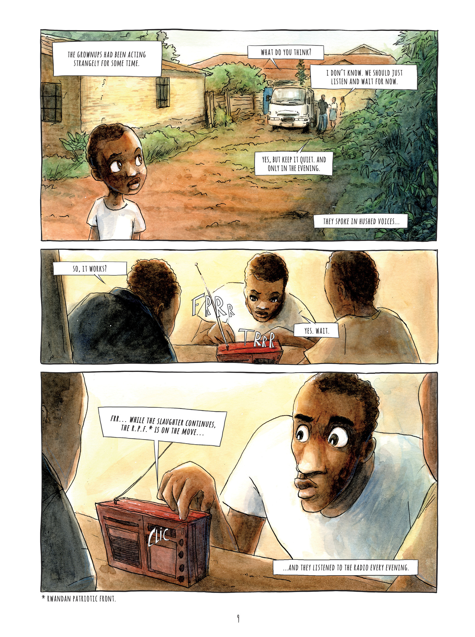 Read online Alice on the Run: One Child's Journey Through the Rwandan Civil War comic -  Issue # TPB - 8