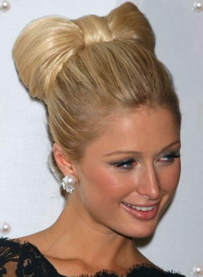 Paris Hilton's short hairstyle