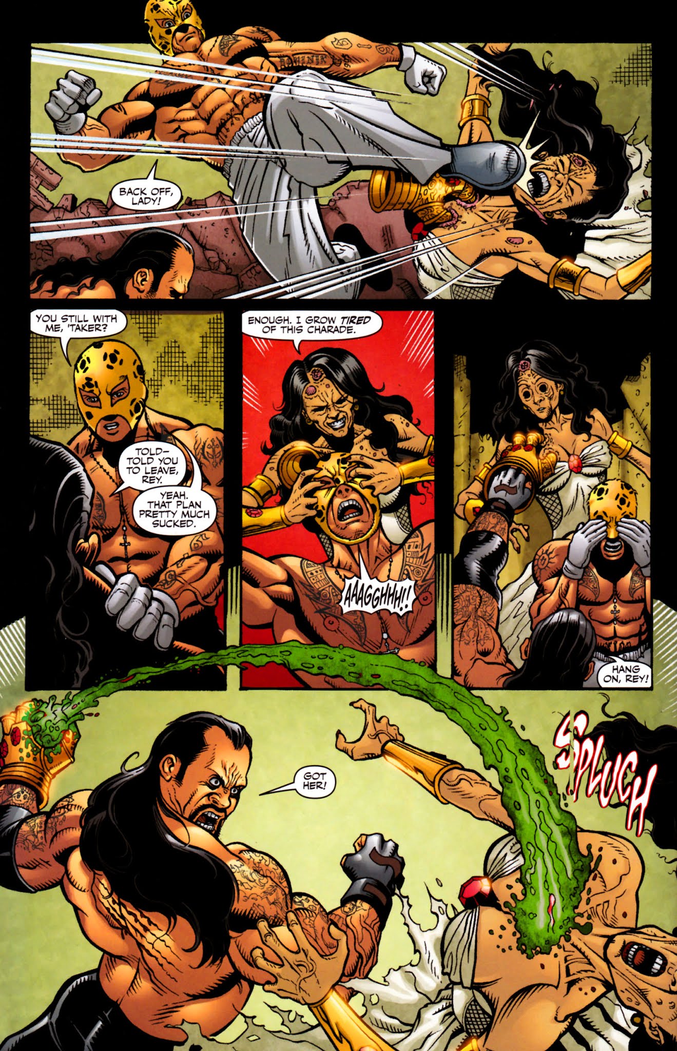 Read online WWE Heroes comic -  Issue #8 - 23