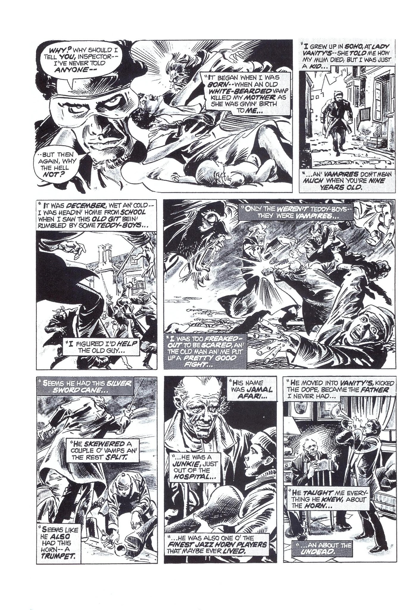 Read online Blade: Black & White comic -  Issue # TPB - 61