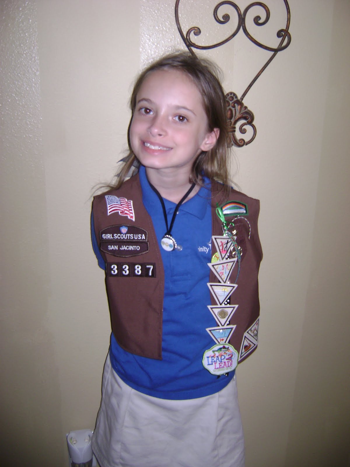 Eddings, Party of Four! Brownie Girl Scouts!