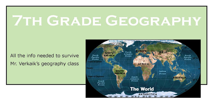 Mr. Verkaik 7th Grade Social Studies