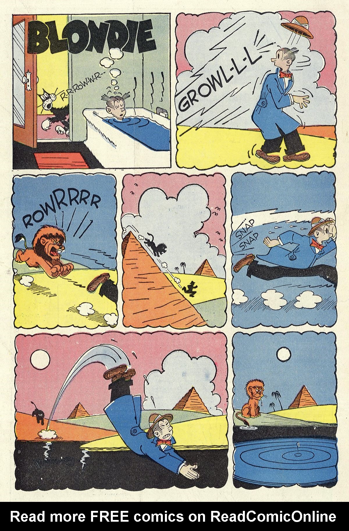 Read online Blondie Comics (1947) comic -  Issue #9 - 34