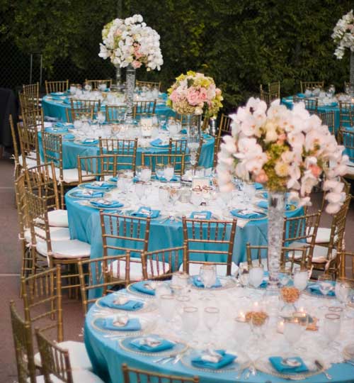 Blue Wedding Centerpieces Decor Ideas