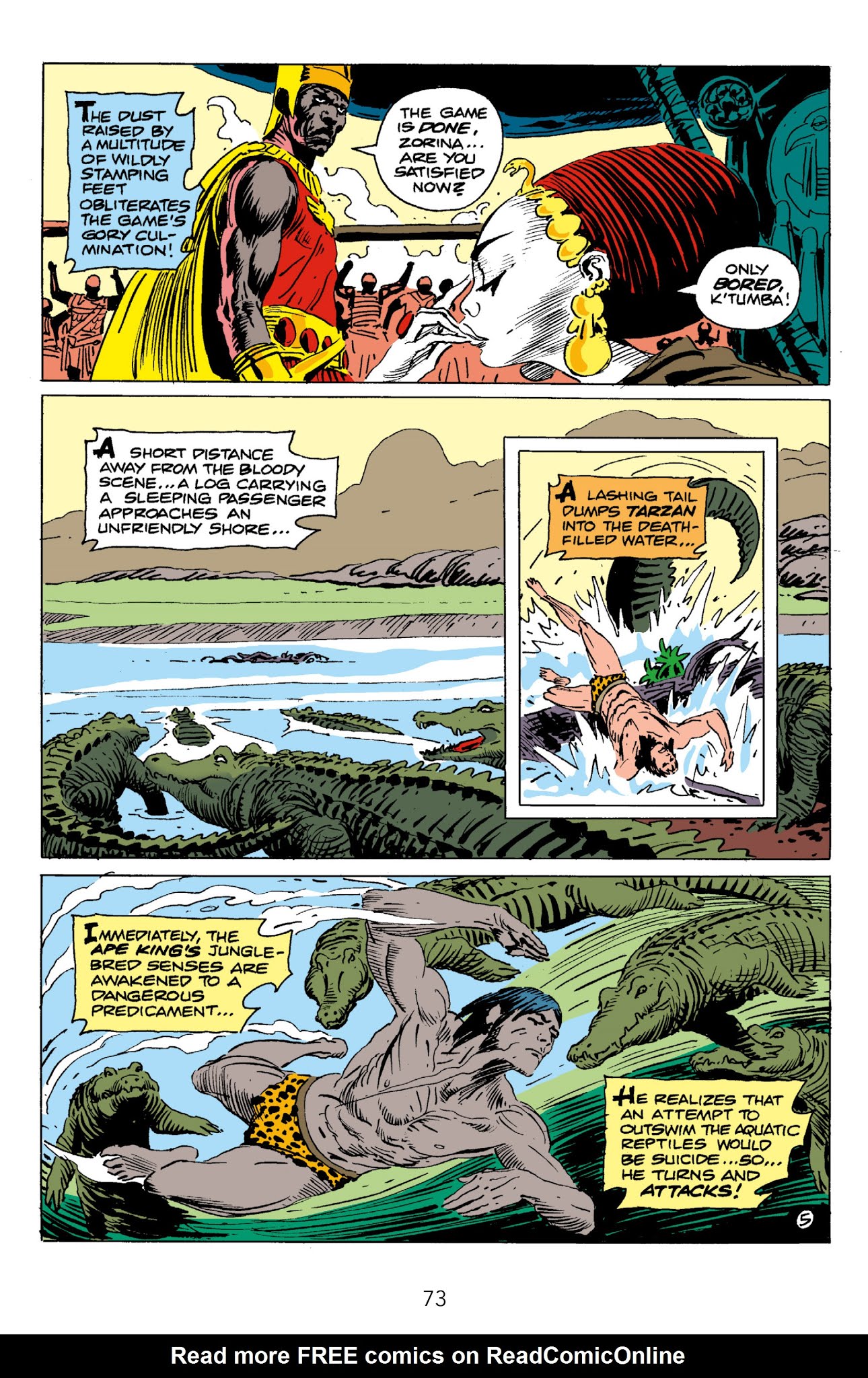 Read online Edgar Rice Burroughs' Tarzan The Joe Kubert Years comic -  Issue # TPB 3 (Part 1) - 74
