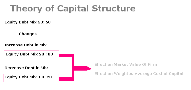 different theories of capital structure