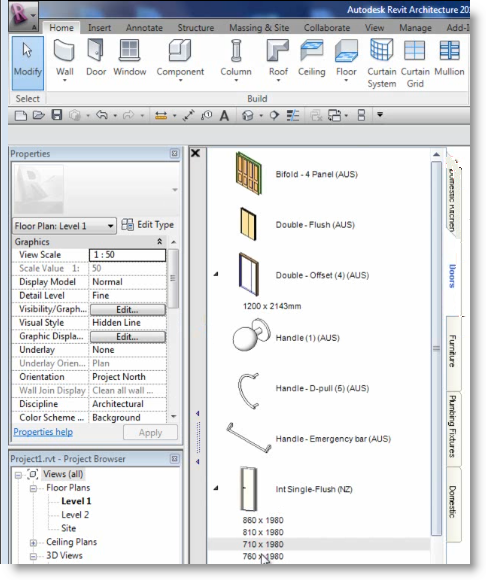 CAD Shack: Revit Palettes - The Family Browser from Kiwi Codes Solutions