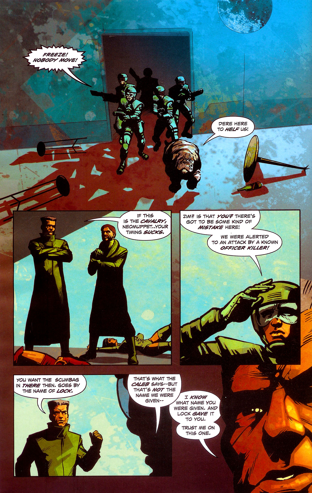 Read online Starship Troopers: Damaged Justice comic -  Issue #3 - 22