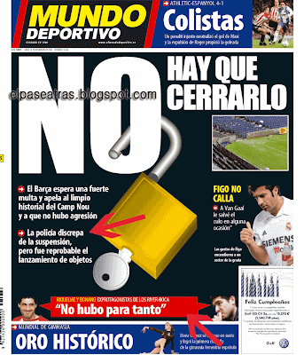 prensa culé Mundo Deportivo portada